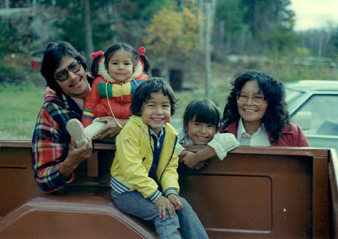 L to R: Roland (Whitefish Bay Br. Pres.); Melody Dawn 