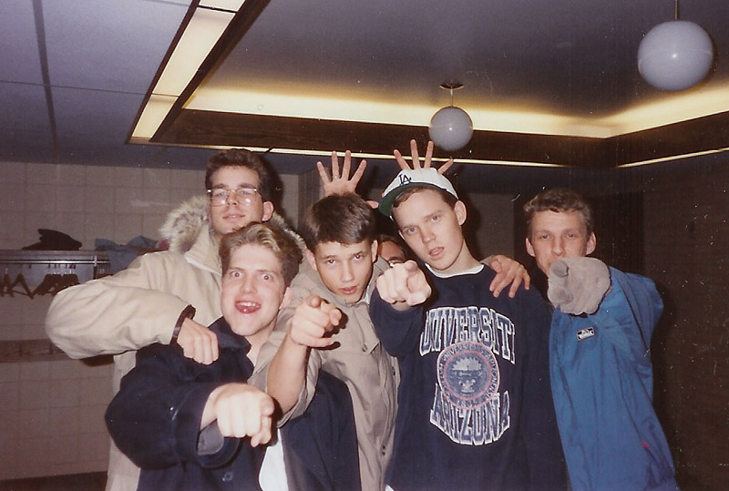 P-day -- Sontag, Howard, Wagner, Herring, Sands, Raile (fingers over the head)
Timothy  Bott
06 Mar 2007