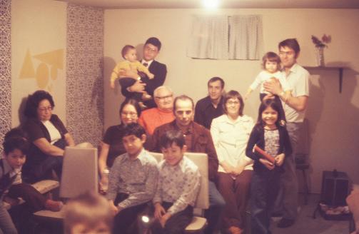 The Pas branch in the basement of the Shewchuk's home, 1976
Loren H Evans
27 Jun 2007