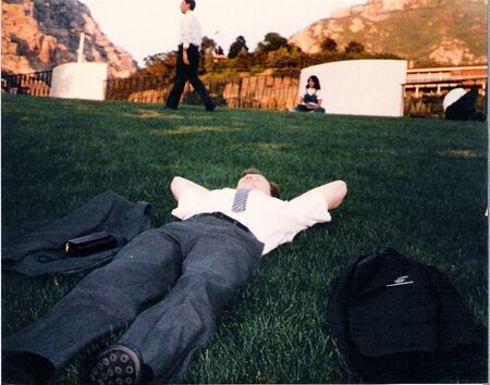 This is Elder Murphy from Belfast, Northern Ireland relaxing on a Sunday afternoon on the lawn behind the Provo Temple
Brian Dean Cantelope
09 Aug 2007