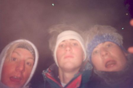 Can't remember who owned that camera, but we had been out playing hockey. See the frost in our hair? From left ... Pulsipher, Coffey and Porter.
Mark  Coffey
28 Feb 2006