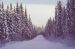 Title: Road to Thompson Manitoba winter 1976