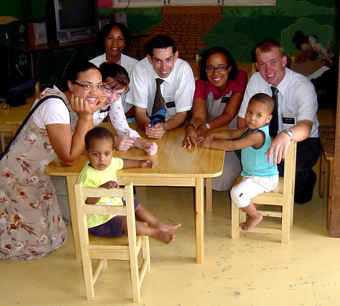Presentation of tables and chairs to children's shelter - Humanitarian Donation
Patricia A. Peterson
20 Jul 2005