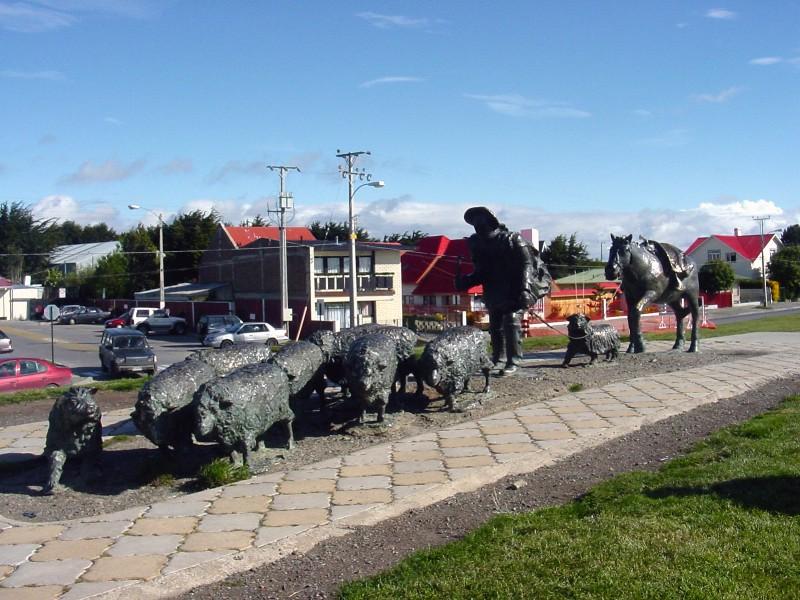 One of the two Ovejero statues in the mission, the other being in Coyhaique.  This was obviously not taken in the winter.
Nick Barrett
31 May 2006