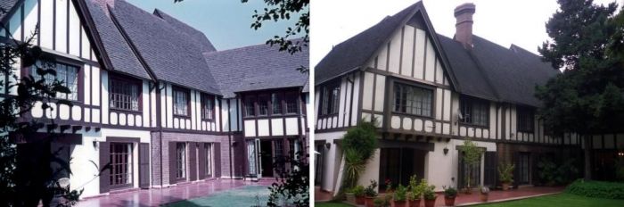 The Alcántara 360 Mission Home backyard has changed very little in 50 years.  The scene on the left is from 1963; on the right is 2011.  The swimming pool is still in use today.  1963 image courtesy of James C. Palmer
Gary V. Davis
11 Sep 2011