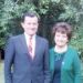 Title: President Robert Burton and wife, Bessie