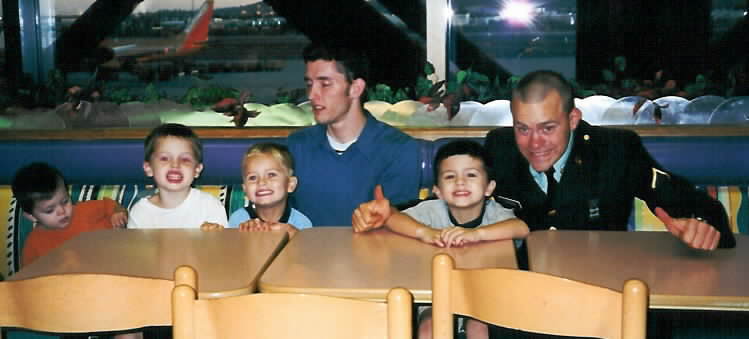 I just graduated from Army basic training and met my family at Phoenix airport. My nephews are awesome!!
Kevin Merrell Thurman
24 Oct 2002