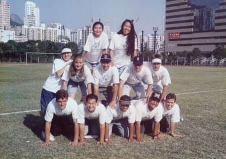 The 1995 Tuen Mun zone doing a special pyramid just after a day helping out with the Hong Kong Special Olympics.
Domingos  Liao
05 Nov 2003