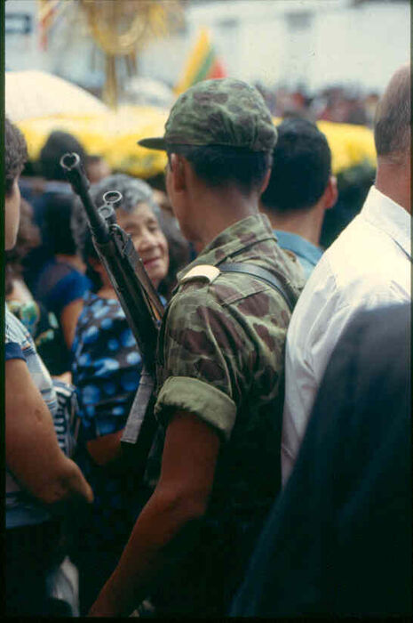 Armed with machine guns - everywhere.  (Buga 1982)
John H. Lake
17 Sep 2003