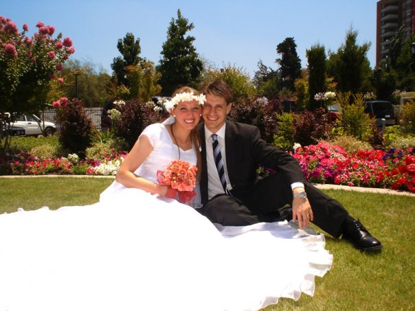 Junto a mi esposa Giselle, recien casados.
César Antonio  Gómez Valenzuela
11 May 2008
