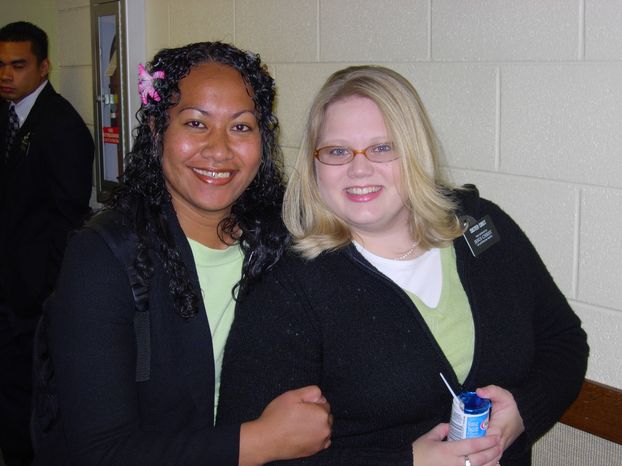 Sister Aho and Sister Crist at Christmas Conference 2005
Joel Allen McDonald
07 Dec 2005