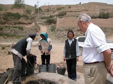 President Ensign (1993-1996) serving a service mission in China.  He is currently working on establishing safe drinking water for remote villages.  This picture was taken Summer of 2005.
Jennifer  Going
13 Aug 2005