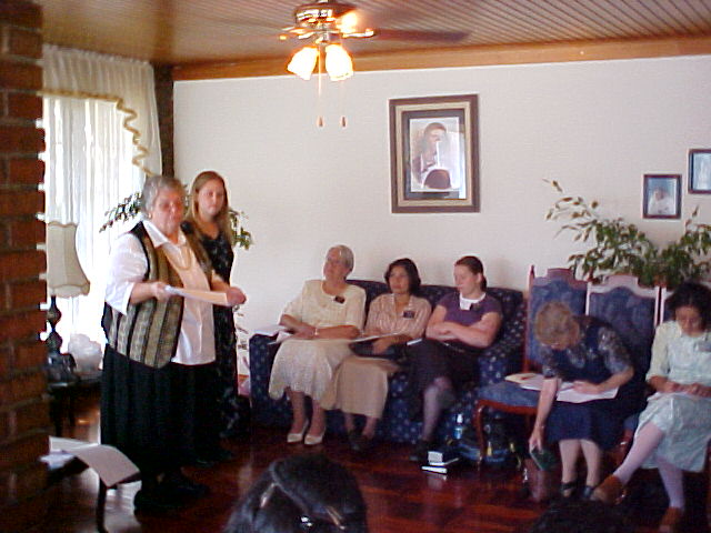 Bienestar Conf. 2004 Mission Home
Sr. Loughney teaching directing
Margaret T. Whitmire
05 Dec 2005