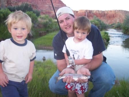 This is from our family vacation this summer.  Brigham (3) caught his 1st fish.
Michael  Davis
06 Sep 2005