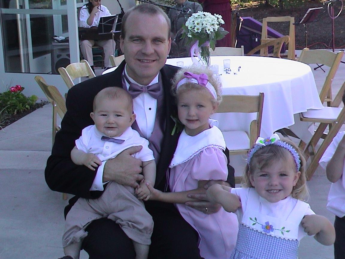 Here is a picture taken by my wife and me and our children: Kennedy (5 yrs.), Adelyn (3 yrs.), Samuel (1 yr.)
Adam S. Christensen
10 Oct 2002