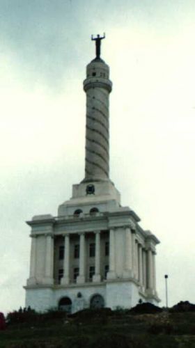 the statue at the center of santiago (or BYU just scored a touchdown)
Benjamin F. Cluff
13 Jun 2001
