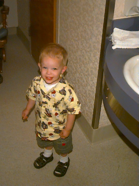 He must take after his dad!
Ryan  Davies
11 Oct 2002