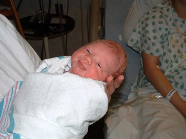 Just thought I would let everyone see a picture of our cute little girl named Emily G. Horton.
 
My wife gave birth to our wonderful little girl on Saturday at 4:52 PM!!
 
She weighed 6 lbs 0 oz and measured 18 inches long.
 
Mom and baby continue to do well!!!  (And I'm not as tired as I thought I would be)
Matt  Horton
14 May 2003