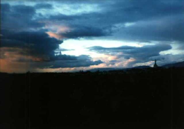 sunset from villa olimpica in santiago
Benjamin F. Cluff
13 Jun 2001