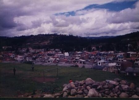 This is a foto of part of our sector in Totoracocha.
Joshua  Kelley
05 Jan 2004
