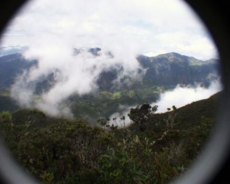 Photo taken from highest peak in Parque Podocarpus de Vilcabamba
Clare Leroy Bottorff
04 Jan 2004