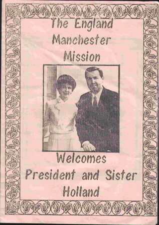 ELder and Sister Hollands visit to the mission when He served on the Area President.
Mark Antony Porter
17 Jul 2003