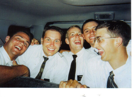 Elders Stringam, Smith, Brian, Webb, and Broadhead in the back of the mission van
Robert William Smith
17 Jan 2005