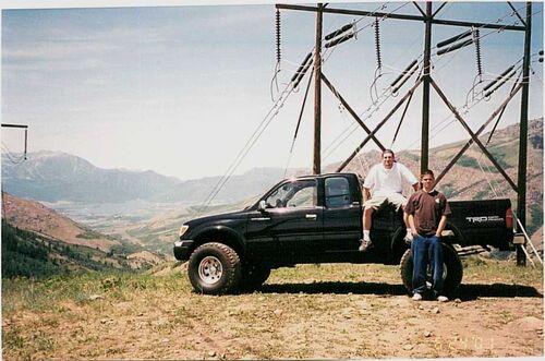 My bro & I 4 wheelin in my Toyota Tacoma.
Casey Ted Turley
24 Jan 2002