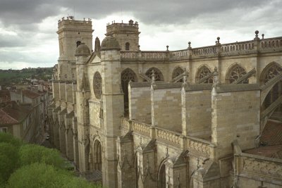 The Cathedral Ste Marie in Auch was by far one of the coolest in the mission.  Those who were able to see it will back up this claim.
Trever James Broadhead
13 Mar 2002