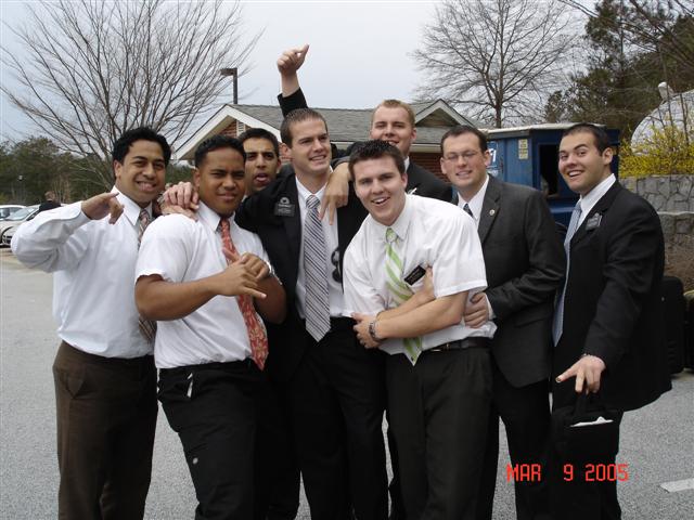 Elders Maiava, Me, Hoyle, Bailey, Meecham, Harris in the back, Didierickson and Frewby Dooby
Tuika  Tufaga
02 Jan 2007