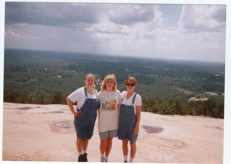 Sister Chari Johnson, Penny Brooks and I on top of Stone Mountain. Spring 1997
Rayna Leanne Gausnell
14 Apr 2009
