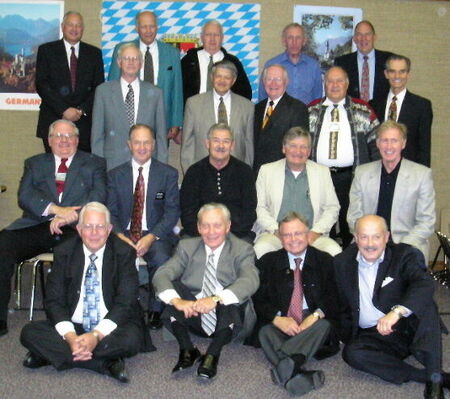 Front Row l to r: Dave Winn, Harold Loscher, Craig Wentz, Rick Boundy
Second Row: Jim Rosenvall, Darrell Clegg, Dennis Ballard, Lee Nelson, Dennis Heiner
Third Row: Dennis Mason, J Marlan Vella, Larry R. Hanson, Jerry Molloy, David Perry
Fourth Row: Dennis Longhurst, John Harper, Marlell Nielson, Lee Burnham, Kent Price
Darrell  Clegg
10 Nov 2007