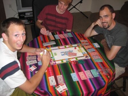 We broke out the old Bancopoly game, I think it was the first time I've played it since I bought it in Villa Nueva.
Kellen Tage Hansen
16 Sep 2008