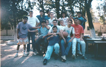 La zona despues de hacer servicio a la comunidad.  Primavera 1990.
Miles Day Coleman
27 Jan 2002