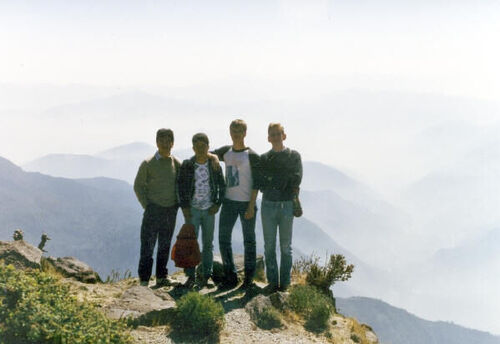 Elders Ovalle, Cajas, Stacozki(sp) and Whitelock from the top of the Santa Maria, March 1987
Thomas  Whitelock
24 Feb 2005
