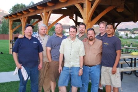 Lew Cox, Tim Housman, Dave Ohran, Jeff Thornel, Ryan Broome, Steve Thomas, Rex Moffitt, Randy Sigua
It was a GREAT get-together.  Great Food too!
Conrado (Randy) P. Sigua
28 Aug 2008