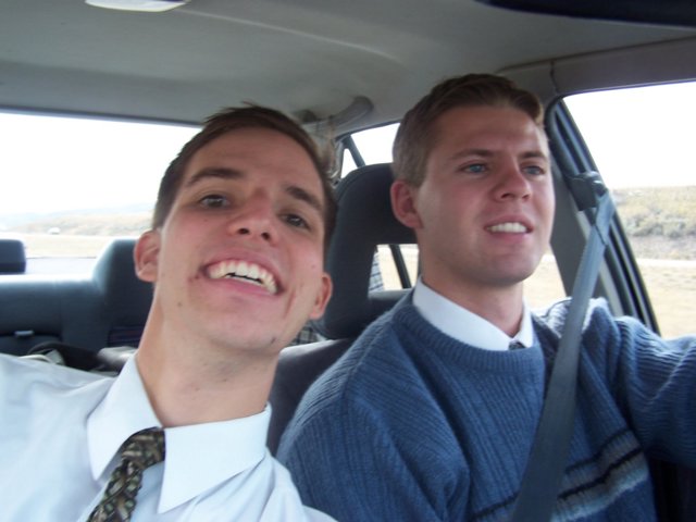 Craig was generous enough to give me a ride from Provo to Idaho Falls, where I spent a week with my grandparents, Jim and Beulah Dalley.  Thanks, Craig!
James Franklin Carroll
31 Oct 2004