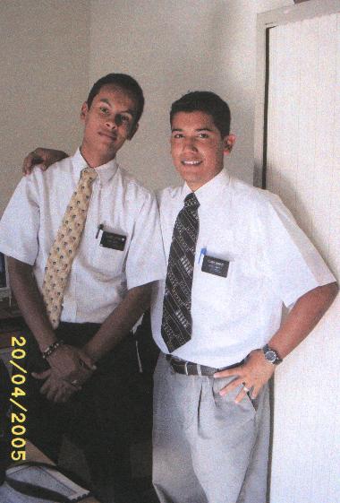 aqui estoy con el que fue mi compañero en Talanga por tres meses
JOSE EDUARDO SIERRA RAMOS
20 Apr 2005