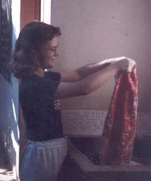 For a few weeks we had to do our own laundry. I'd hate to do laundry for my family that way.
Ann  Jenson
11 Apr 2003