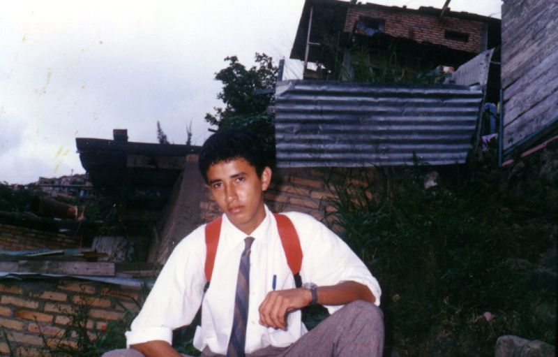 Elder Valladares, my second companion is posing at the top of a 110 step stairway in Tegucigalpa. (1991)
Scott John Whitman
08 Oct 2003