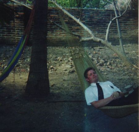This is me lying in a Hammock in San Lorenzo
Scott John Whitman
08 Oct 2003
