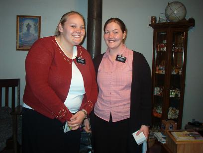 SIster Johnson and Sister Harris at the Briscoes house
Susie Kathleen Harris
07 Jan 2007