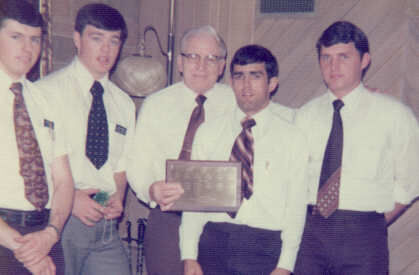 June 1975.  Wessel, Smith, President Welling, Hunter, Gurr
Dane A. Williams
19 Dec 2001