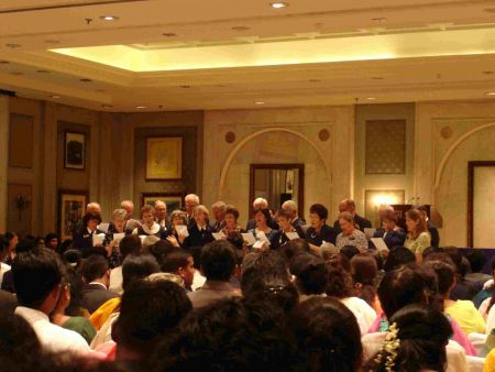 Senior Couple Missionaries performing before Pres. Hinckley's address in New Delhi, India.
Shahram  Paksima
05 Aug 2005
