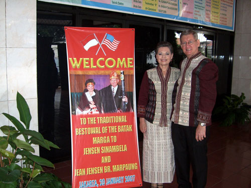 Preparatory to receiving the Batak Marga Sinambela January 20, 2007
David Brewer
27 Jan 2007