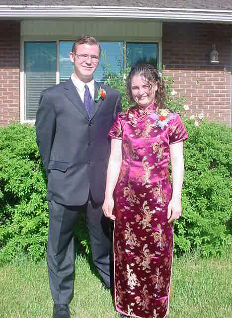 This is Margaret and her senior prom date from last night but the most exciting thing is she is going for her patriarticle blessing today.
Eithne Kim
21 May 2006