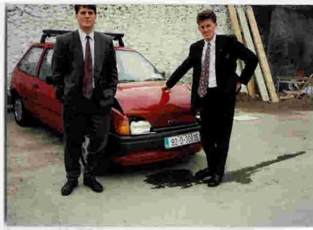 Elder Miller & Elder Bennion crashing the office car!
Kenneth Austin Miller
03 Mar 2003