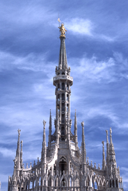 As seen on the spire of the Duomo in downtown Milano
Terry May Madsen
03 Apr 2007