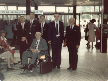 Members of the Mission presidency meet President Benson at the airport.
Terry May Madsen
09 Apr 2007