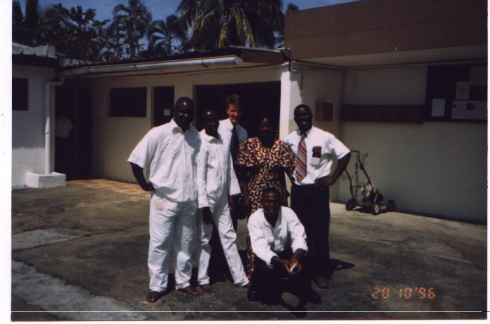 Doho Bi Irie Stanislas baptising his brother Roger
Korey Payne
28 Jan 2002